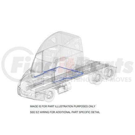 S70-00029-288 by FREIGHTLINER - Sleeper Wiring Harness - Floor, P4, 10/OBD16/GHG17