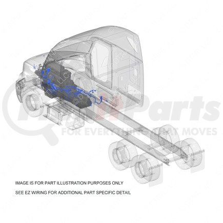 S80-00000-076 by FREIGHTLINER - Engine Control Wiring Harness - Engine-mount, P3, 7