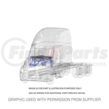 S67-00056-609 by FREIGHTLINER - Dashboard Wiring Harness - Electrical P3, Mex08