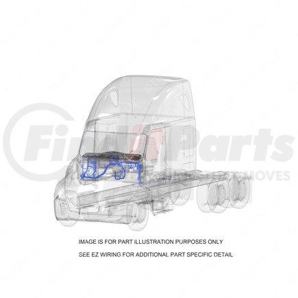 S67-00107-209 by FREIGHTLINER - Dashboard Wiring Harness - P4, 10/OBD16/GHG17