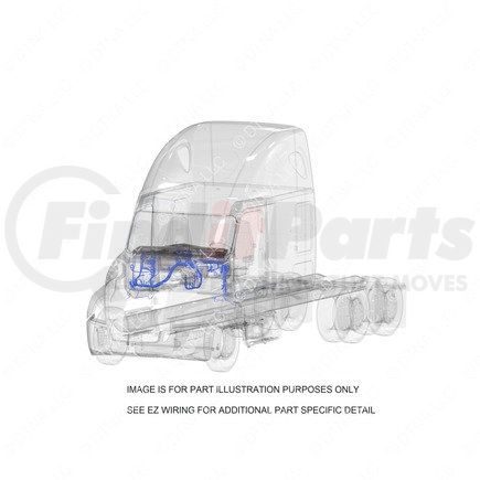 S67-00111-206 by FREIGHTLINER - Dashboard Wiring Harness - Electrical P4, 10/OBD16/GHG17