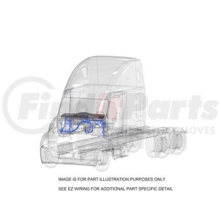 S67-00126-601 by FREIGHTLINER - Dashboard Wiring Harness - P4, 10/OBD16/GHG17