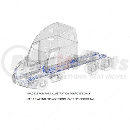 S81-00009-510 by FREIGHTLINER - Chassis Wiring Harness - Chassis, P3, 10