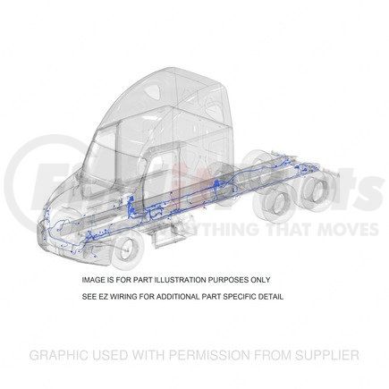 S81-00034-832 by FREIGHTLINER - Chassis Wiring Harness - Chassis, M2, 13