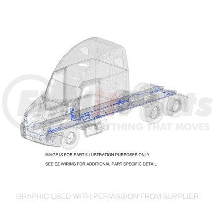 S81-00017-432 by FREIGHTLINER - Chassis Wiring Harness - Chassis, P3, 13