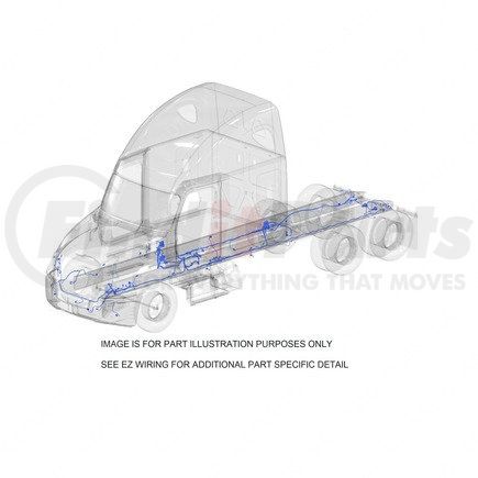 S81-00077-167 by FREIGHTLINER - Chassis Wiring Harness - Chassis, P3, Eur04