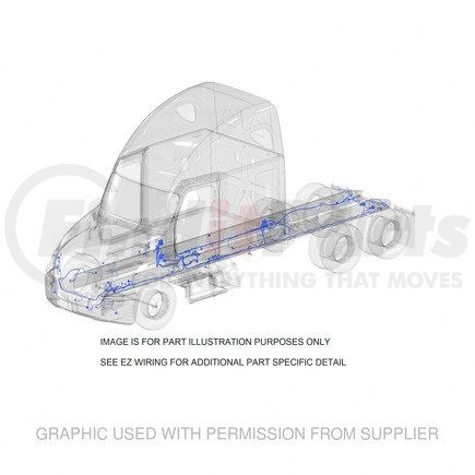 S81-00005-698 by FREIGHTLINER - Chassis Wiring Harness - Chassis, P3, 10