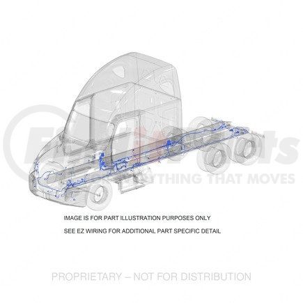 S81-00185-955 by FREIGHTLINER - Chassis Wiring Harness - Chassis, P4, 10/OBD16/GHG17