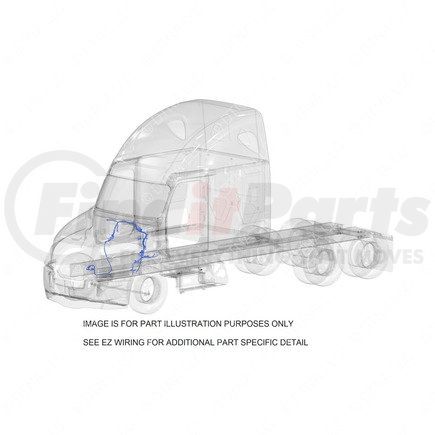 S82-00015-035 by FREIGHTLINER - Bulkhead Wiring Harness - Cab Mounting Location