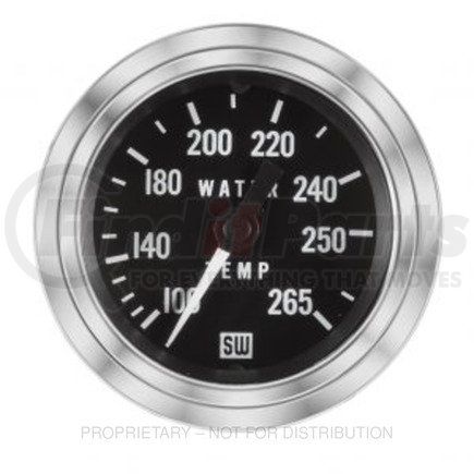 SW82326216 by FREIGHTLINER - Engine Coolant Temperature Gauge - Chrome Plated