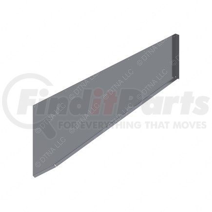 TBB100470 by FREIGHTLINER - Side Skirt - Steel, Gray, 45.5 in. x 15.88 in., 0.06 in. THK