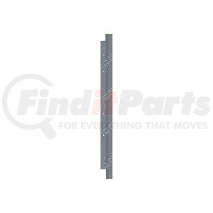 TBB101174 by FREIGHTLINER - Side Skirt - Steel, Black/Gray, 26 in. x 12.53 in.