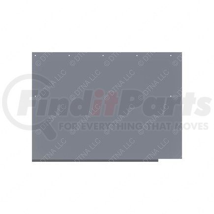 TBB113960 by FREIGHTLINER - Side Skirt - Left Side, Steel, Gray, 22.15 in. x 15.88 in., 0.04 in. THK