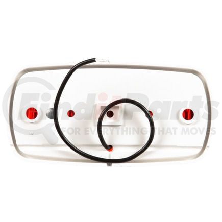 SIG-1211 by FREIGHTLINER - Marker Light - Signal-Stat Series, Incandescent, Rectangular, Red Lens