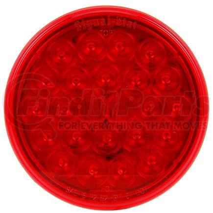 SIG-4050 by FREIGHTLINER - Brake / Tail / Turn Signal Light - Signal-Stat Series, LED, Round, Red Lens