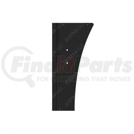 TBB131089 by FREIGHTLINER - Side Skirt - Steel, Black, 26 in. x 12.28 in.