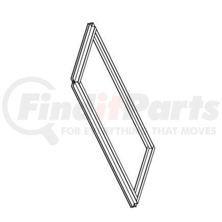 TBB45005096 by FREIGHTLINER - Door Window Molding Gasket