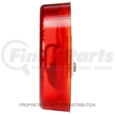 TL-10205R by FREIGHTLINER - Marker Light - 10 Series, Incandescent, Round, Red Lens