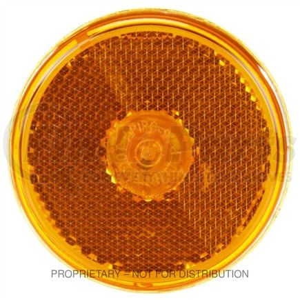 TL-10205Y by FREIGHTLINER - Marker Light - 10 Series, Incandescent, Round, Yellow Lens