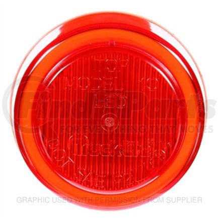 TL-10250R by FREIGHTLINER - Marker Light - 10 Series, LED, Round, Red Lens