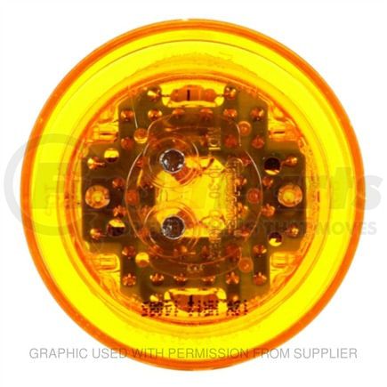 TL-10286Y by FREIGHTLINER - Marker Light - 10 Series, LED, Round, Yellow Lens