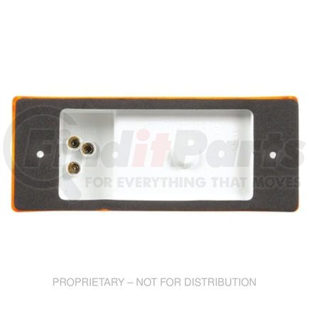 TL-22004Y by FREIGHTLINER - Turn Signal Light - 22 Series, Incandescent, Rectangular, Yellow Lens