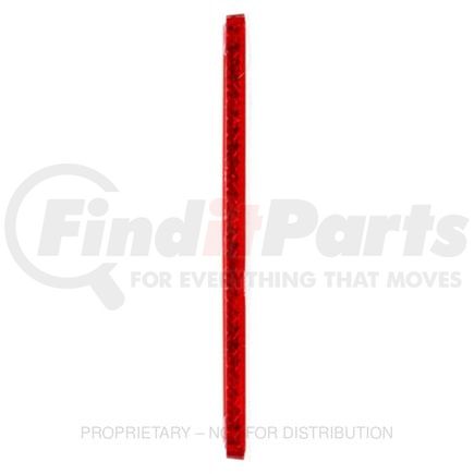 TL-98003R by FREIGHTLINER - Rectangle, Red, Reflector, 2 Screw Or Adhesive