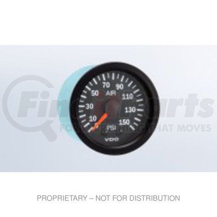 VDOA2C53311317 by FREIGHTLINER - Brake Pressure Gauge - Module, Primary/Secondary PSI, Air