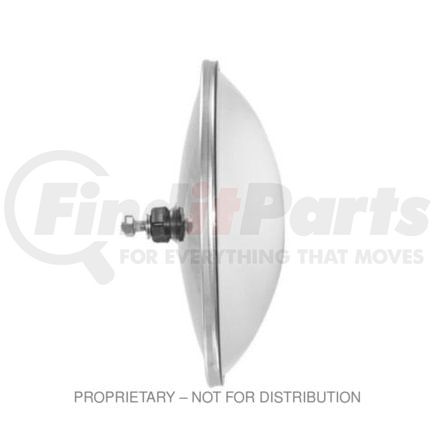 VEL-708448 by FREIGHTLINER - Door Blind Spot Mirror - Stainless Steel, 215.90 mm Dia.