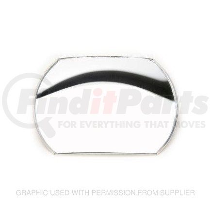 VEL-723075 by FREIGHTLINER - Door Mirror - Convex, Stick On-Mount