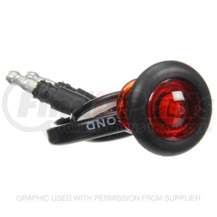 TL-33050R by FREIGHTLINER - Marker Light - 33 Series, LED, Round, Red Lens