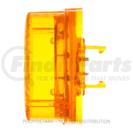 TL-30250Y by FREIGHTLINER - Marker Light - 30 Series, LED, Round, Polycarbonate, Yellow Lens