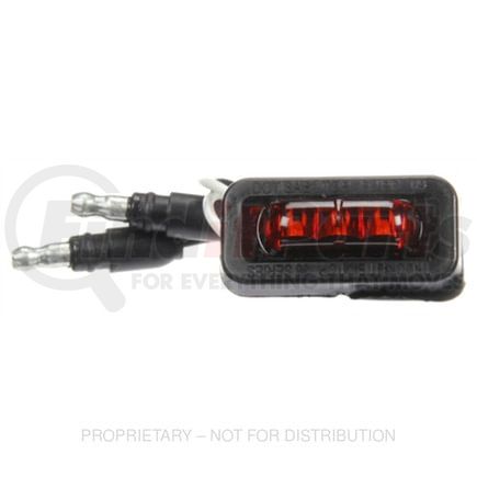 TL-36115R by FREIGHTLINER - Marker Light - 36 Series, LED, Rectangular, Polycarbonate, Red Lens