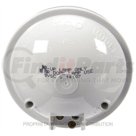 TL-40204 by FREIGHTLINER - Back Up Light - 40 Series, Incandescent, Round, Clear Lens