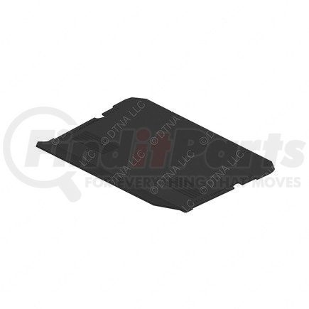 W18-00688-061 by FREIGHTLINER - Floor Mat - Rubber, Black, 1914.7 mm x 1447.8 mm, 16.4 mm THK