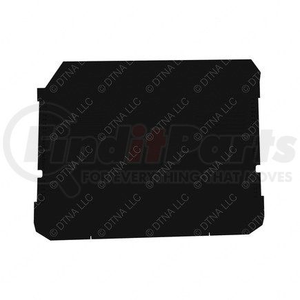 W1800625025 by FREIGHTLINER - Floor Mat - Rubber, Black, 1914.7 mm x 1447.8 mm