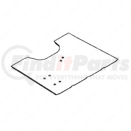 W18-00892-051 by FREIGHTLINER - Floor Cover - 126" BBC, Left Hand, Day Cab