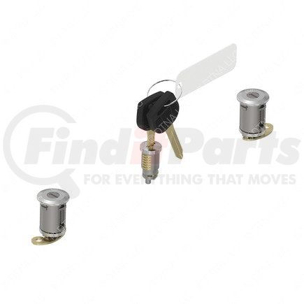 W22-00056-010 by FREIGHTLINER - Door and Ignition Lock Set - 1001-1500, 2 Keys, P2/24U