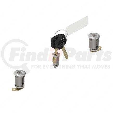 W22-00056-011 by FREIGHTLINER - Door and Ignition Lock Set - 1001-1500, 2 Keys, P2/24U