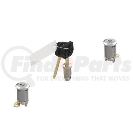 W22-00056-023 by FREIGHTLINER - Door and Ignition Lock Set - 1001-1500, 2 Keys, P2/24U