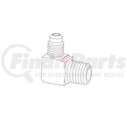 WH-49X12X12 by FREIGHTLINER - Pipe Fitting - Male Elbow, Brass, 90 deg Flare, 0.75 in. Tube OD