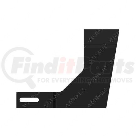 WWS286033503 by FREIGHTLINER - Transmission Oil Cooler Line Bracket - Left Side, Steel, 4.82 mm THK