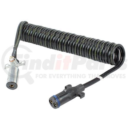 23-2357 by PHILLIPS INDUSTRIES - Cable Assembly - WEATHER-TITE™ M2 Dual Pole to Single Pole Zinc Die-Cast Liftgate, Coiled, 12 ft., 2/4 ga.