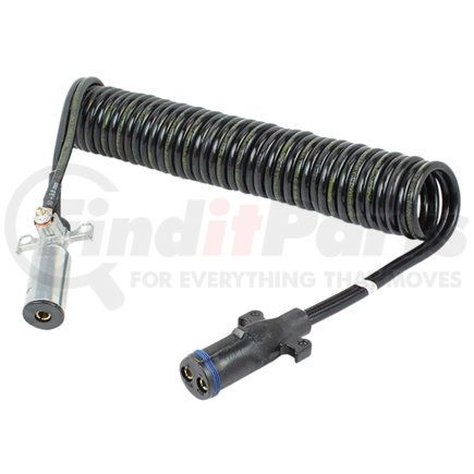 25-2657 by PHILLIPS INDUSTRIES - Cable Assembly - WEATHER-TITE™ M2 Dual Pole to Single Pole Zinc Die-Cast Liftgate, Coiled, 15 ft., 2/2 ga.