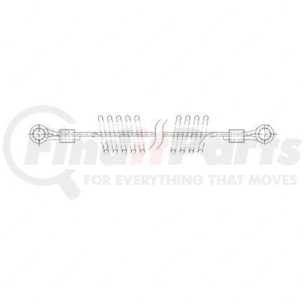 WWS671263431 by FREIGHTLINER - Hood Release Cable