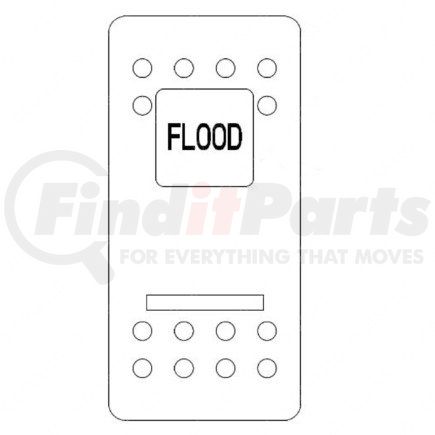 WWS78303478 by FREIGHTLINER - Rocker Switch - Actuator, Flood