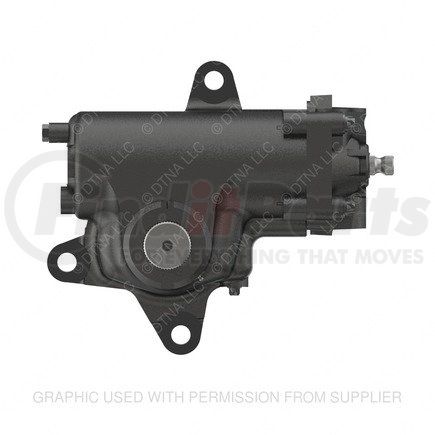 14-19757-000 by FREIGHTLINER - Steering Gear - Clockwise/Counter Clockwise, Black, 14.23 in. x 8.26 in.