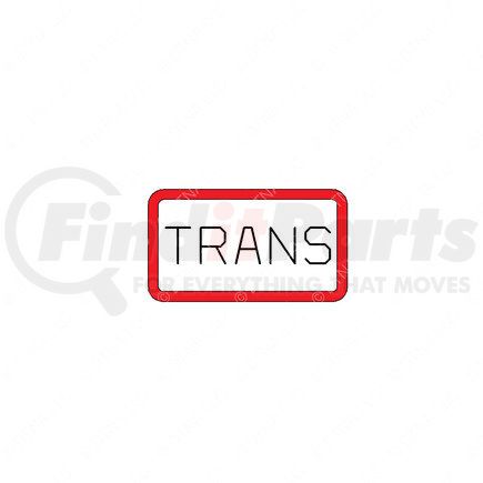 12-19903-000 by FREIGHTLINER - Miscellaneous Label - Air Tank Transmission