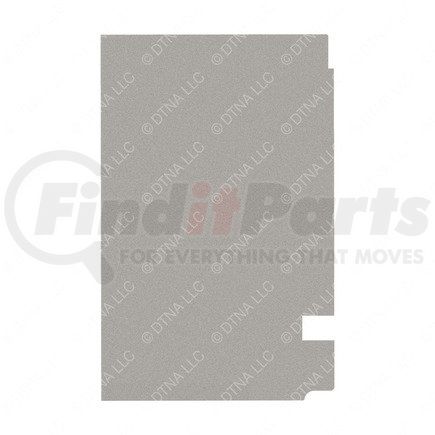 18-68230-001 by FREIGHTLINER - Thermal Acoustic Insulation - Floor, Lounge, Right Hand, 72 in.