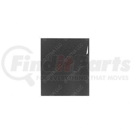 18-67382-000 by FREIGHTLINER - Engine Noise Shield - Right Side, Aluminum, 397.9 mm x 350 mm, 3 mm THK